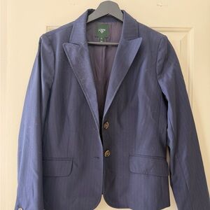 J. Crew Dark Pinstripe Suit Jacket